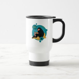 Cartoon NIFFLER™ With Gold Coins Travel Mug