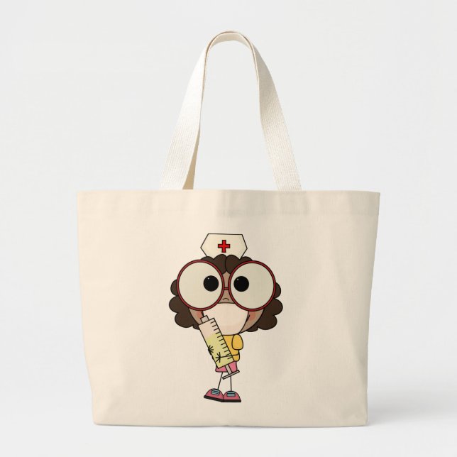 Cartoon Nurse tote bag (Front)