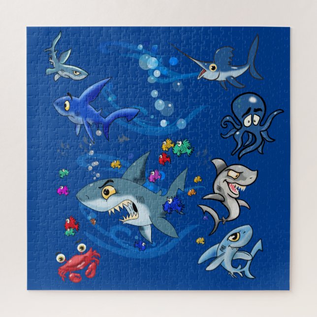 Cartoon Ocean Jigsaw Puzzle (Vertical)