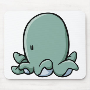 Cartoon Octopus Mouse Mat