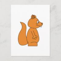 Cartoon of a Red Squirrel