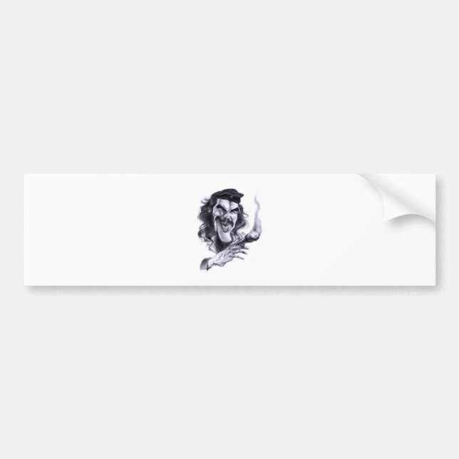 Cartoon of Che Guevara Bumper Sticker (Front)