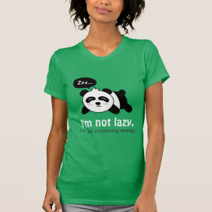 Cartoon of Cute Sleeping Panda T-Shirt