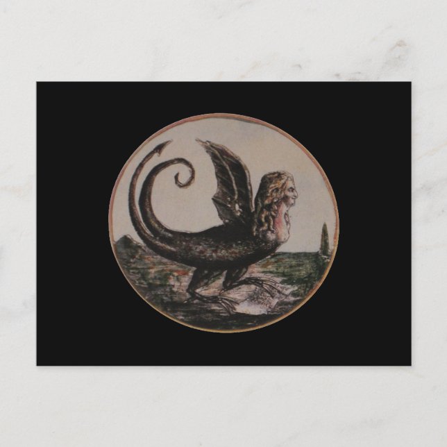 Cartoon of Marie Antoinette ~ Postcard (Front)