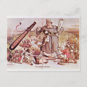 Cartoon of President Roosevelt Postcard