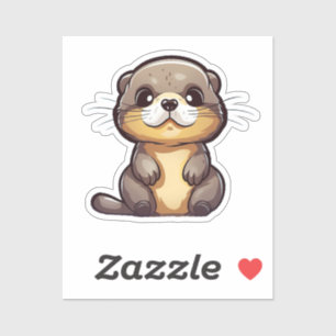 Cartoon otter 