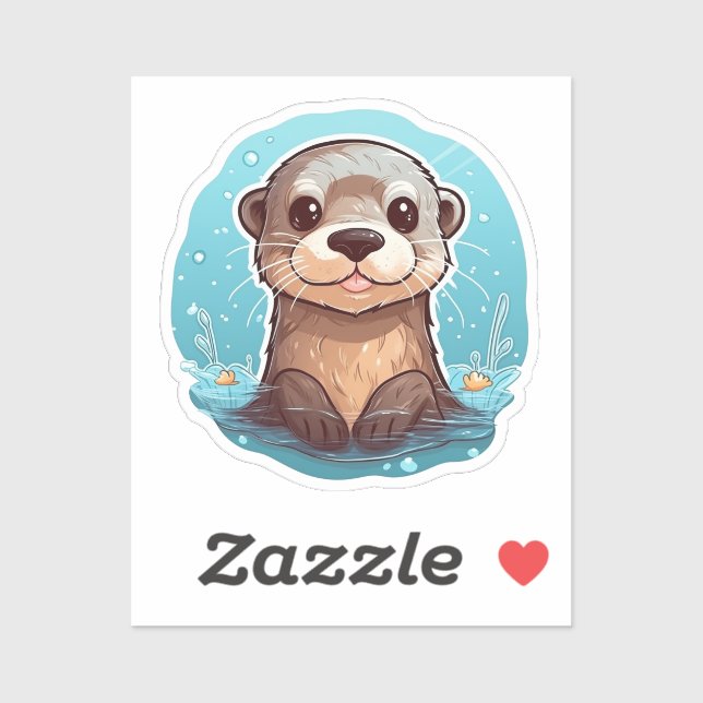Cartoon otter illustration (Sheet)