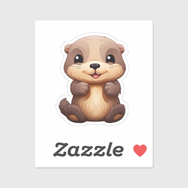 Cartoon otter illustration (Sheet)