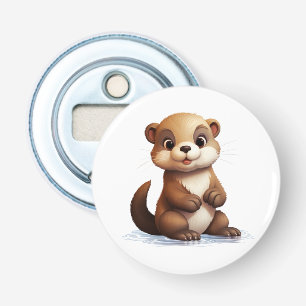 Cartoon otter illustration bottle opener