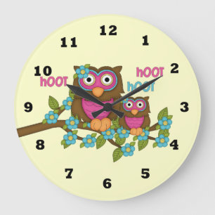 Cartoon Owl Clock