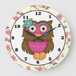 Cartoon Owl Clock