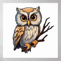 Cartoon owl illustration