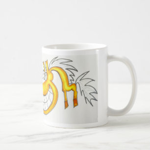 Cartoon palomino horse mug