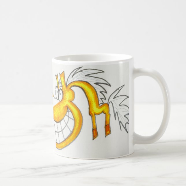 Cartoon palomino horse mug (Right)