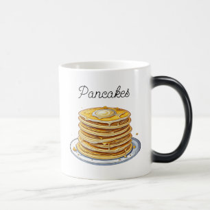 Cartoon Pancakes   Yummy Foodie Magic Mug