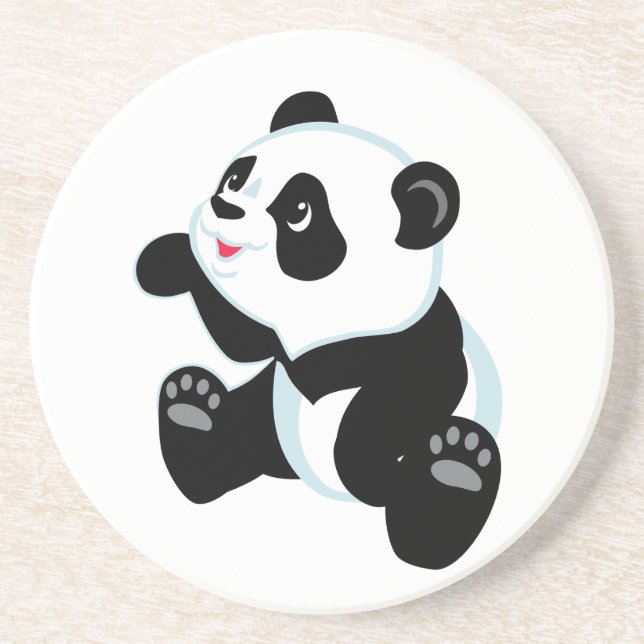 cartoon panda coaster (Front)