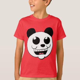 Cartoon Panda Head T-Shirt