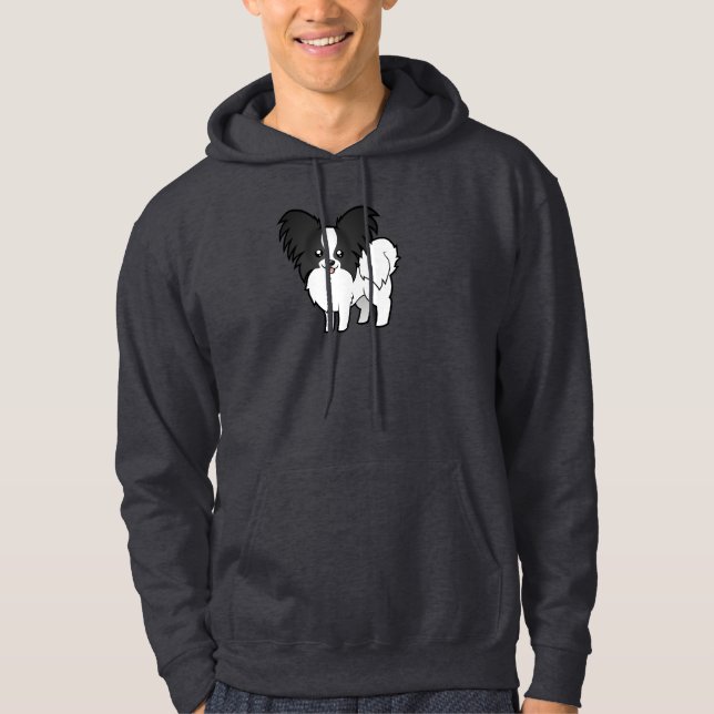Cartoon Papillon Hoodie (Front)