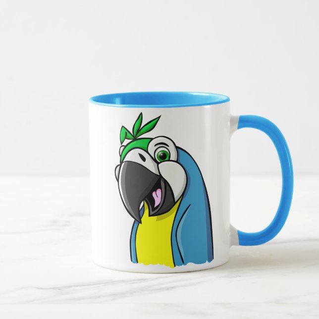 Cartoon Parrot Mug (Right)