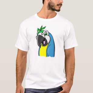 Cartoon Parrot T-Shirt