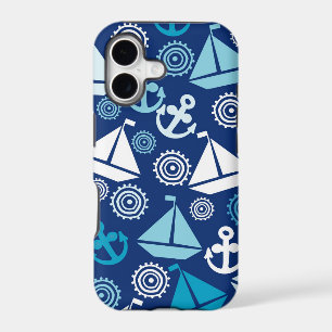 Cartoon Pattern With Sailboats