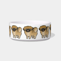 Cartoon Pekeingese (puppy cut)