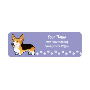 Cartoon Pembroke Welsh Corgi