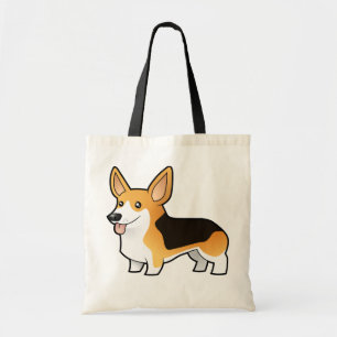 Cartoon Pembroke Welsh Corgi Tote Bag
