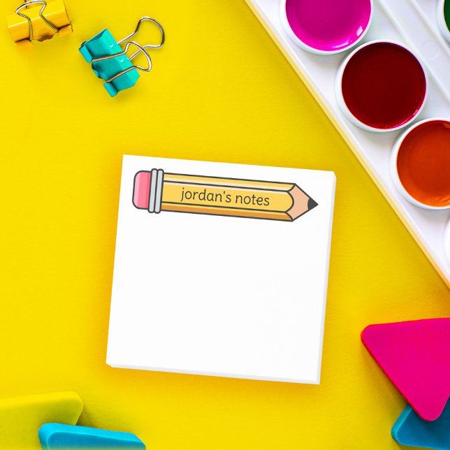 Cartoon Pencil Illustration Your Name's Notes (Creator Uploaded)