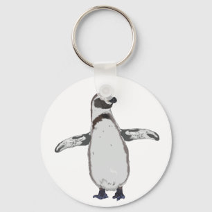 Cartoon Penguin Key Ring