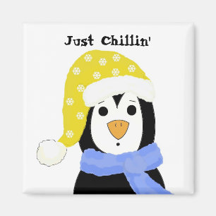 Cartoon  Penguin Magnet
