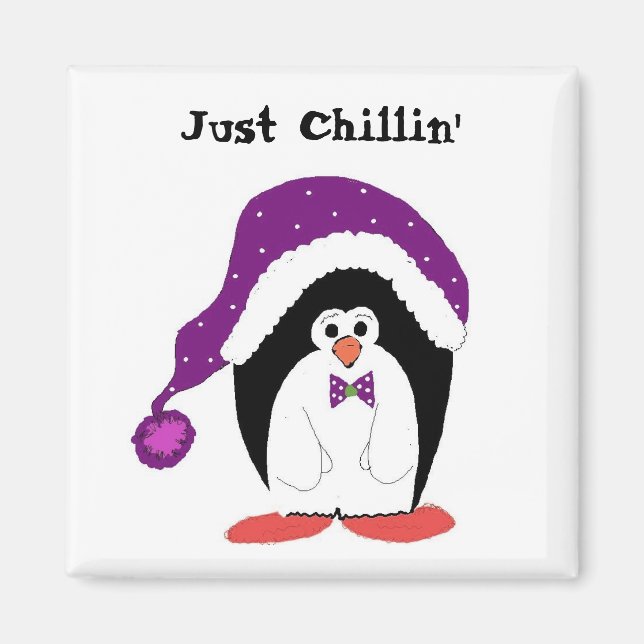 Cartoon  Penguin Magnet (Front)