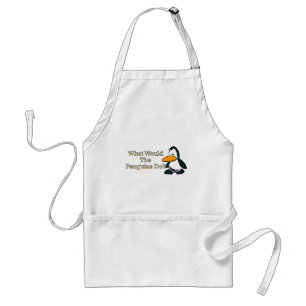 Cartoon Penguin Standard Apron