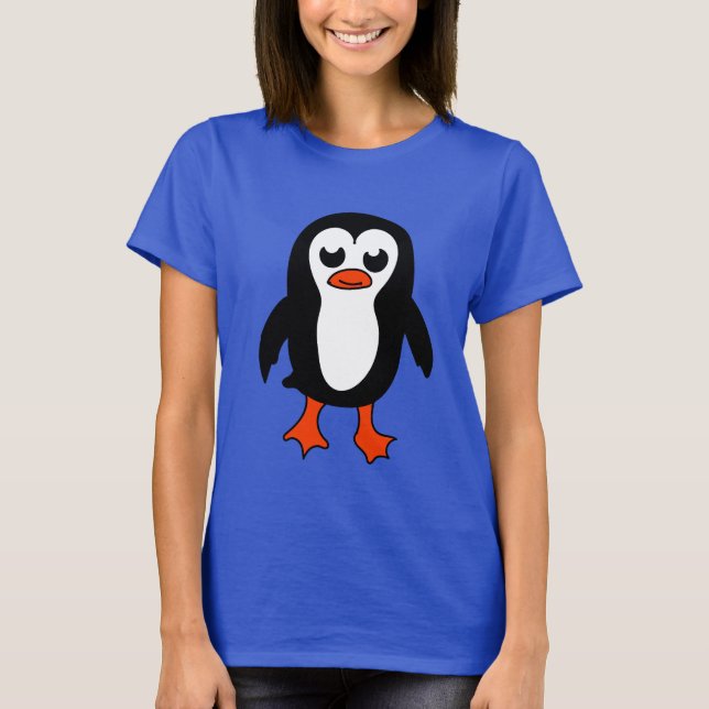 Cartoon Penguin T-Shirt (Front)