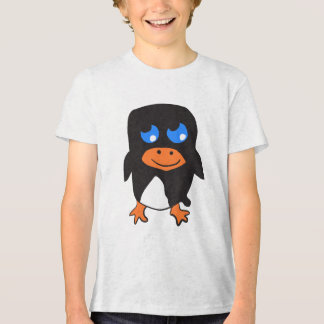 Cartoon Penguin Tri-Blend Shirt