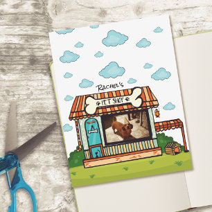 Cartoon Pet Care Personalised Scrapbook Paper
