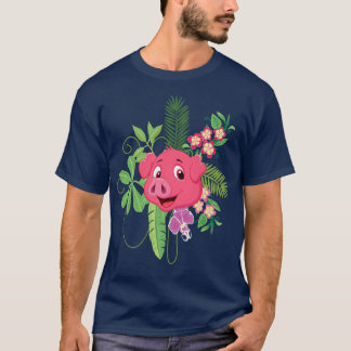 Cartoon Pig I Cute Pig I Kids Pig Premium  T-Shirt