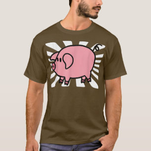 Cartoon Pig I Cute Pig I Kids Pig  T-Shirt