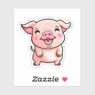 Cartoon pig illustration