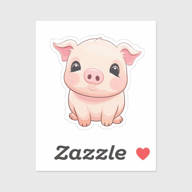 Cartoon pig illustration (Sheet)