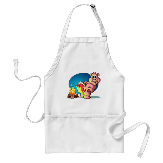 Cartoon Piglet Standard Apron (Front)