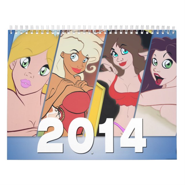 Cartoon Pin-Up Calendar 2014 (Cover)
