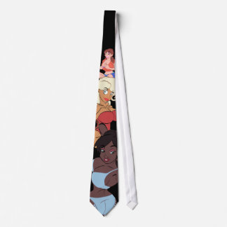 Cartoon Pin-Up Tie