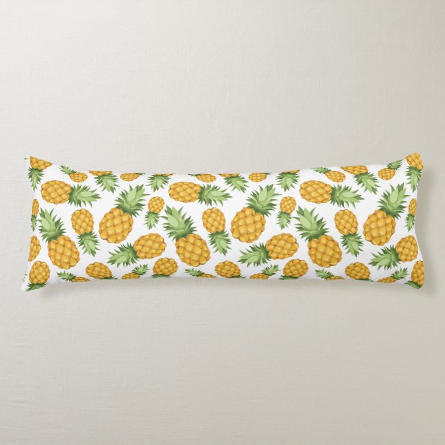 Cartoon Pineapple Pattern Body Cushion (Front)