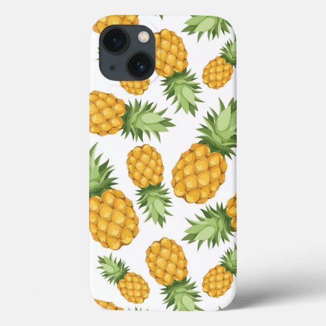 Cartoon Pineapple Pattern Case-Mate iPhone Case (Back)