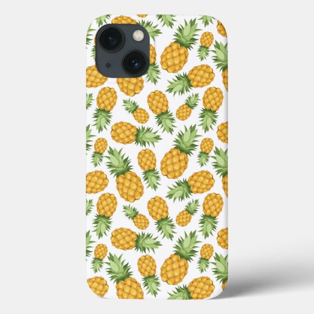 Cartoon Pineapple Pattern Case-Mate iPhone Case (Back)