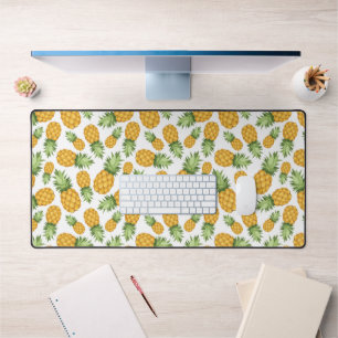 Cartoon Pineapple Pattern Desk Mat