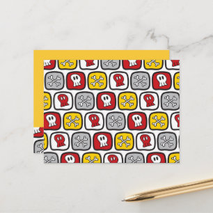 Cartoon Pirate / Skeleton Skulls & Bones Fun Kid's Postcard