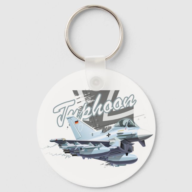 Cartoon plane key ring (Front)