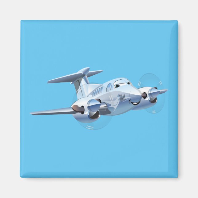 Cartoon plane magnet (Front)